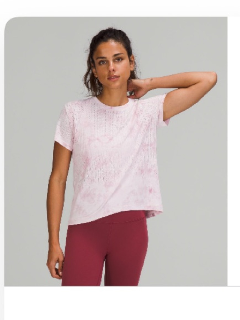 Lululemon Train to Be Short Sleeve Shirt